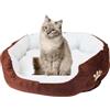 Generic Calda cuccia per cani | Letto confortevole per cani | Letti rilassanti in peluche con cuccia antiscivolo - accogliente per cani di taglia piccola e media, cuccia morbida e lavabile, comodo letto per