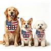 Generico Bandana Cane Personalizzata Per Mondiali 2026, Bandana Per Cani Con Nome E Numero Stile Calcio, 18 Modelli Di Bandiere，Per Cani Piccoli Medi Grandi, Amanti Dei Cani (Stati Uniti.)