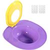 Generic Toilette per gatti - di lettiera portatile, accessorio riutilizzabile per vasino, attrezzatura per orinatoio rimovibile per animali domestici, soluzione durevole per il bagno dei gattini