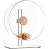 BUCATSTATE Criceto Ruota Silenziosa, 32cm Dual-Bearing Criceto Esercizio Ruota Tranquillo Spinning per siriano/criceto nano Gerbils Topi Degus o altri piccoli animali
