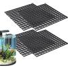 Generic Coperchio per Acquario - 30 x 30 cm PC 4 Pezzi, Coperchio Multifunzionale per Acquario, Area crogiolata Tartaruga, Anti-Salto, Piastra filtrante | per la Sicurezza 'Acquario, Protezione