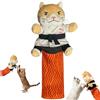 VELAJA Guanto da Combattimento per Gatti, Gioco Interattivo Gatto Karateka, Manicotto Protettivo Lungo, Gioco per Gatti a Forma di Guantone da Boxe