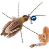 Generico Ricambio Giocattolo Piume Gatto, Giochi Arricchimento Ambiente Gatti Adulti, Accessori per Animali Domestici per Ridurre lo Stress