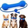 Generico Dual-Action Canine Dental Prop, Dog Teeth Cleaning Tools with Chew Toy Design, Dog Chew Toys for Easier Teeth Brushing, Soft Rubber Pet Oral Care Tool for Small Medium Large Dogs (1Pcs)