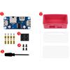 Coolwell Ethernet/USB HUB BOX supports Raspberry Pi Zero Series, with ETH/USB HUB HAT (B) Expansion Board inside, Includes 3x USB 2.0 Ports,1x RJ45 Ethernet Port