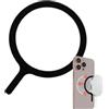 Generico Anello con Magnete per Telefono | Adesivo Magnetico per Cover - Supporto Ricarica Wireless Adesivo Unisex Per Viaggio Auto Casa Ufficio