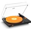 Fosi Audio LUNA3 Giradischi Vinili Hi-Fi, Lettore con Testina VM95E, Piatto in Acrilico, Controllo Motore Servo, Senza Preamp Integrato, Braccio Alluminio, Giradischi Vinile