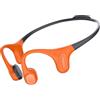 mojawa Aerra Cuffie Sportive a Conduzione Ossea, Open-Ear, Bluetooth 5.2, Impermeabili IP67, Microfono con Cancellazione del Rumore, per Corsa, Ciclismo, Escursioni e Palestra, Arancione e Nero