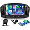 Hodozzy 2GB 64GB Android Autoradio per Opel Insignia 2008-2012/Buick Regal 2009-2013 Wireless Carplay Android Auto, 9 Pollici Touch Screen GPS Navigatore WiFi Bluetooth FM/RDS, 2 Din Radio per Opel