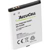 AccuCell Batteria di ricambio compatibile con Panasonic KX-TU327, KX-TU328, KX-TU339BJ-LT100010, 3,7 Volt, batteria di ricambio da 100 mAh