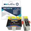 LCL Cartucce d'inchiostro Compatibile 10 10B 10C XL Sostituzione per KODAK EasyShare 5000 5100 5200 5300 5500 ESP 3 ESP 5000 ESP 5200 ESP 3200 ESP 3250 ESP 5 ESP 5210 ESP 5250(1Nero 1Colorato)