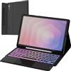 VANKEYPAD Cover per tastiera per Samsung Galaxy Tab S11 2025 11 pollici: tastiera retrattile a 3 zone 7 colori per Samsung Tablet S11 5G - Tastiere Azerty Francese Senza Fili Rimovibili Con Supporto Per Stilo