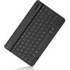 FINTIE Spanish Keyboard Bluetooth Wireless Super Slim (4 mm) 10 inch for iOS Apple iPad/Tablet Android Samsung, Huawei, Lenovo, Black （n° IT19090000011669）