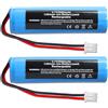 MXJFYY Batterie MXJFYY XH2.54 2 pezzi da 3,7 V 3500 mAh con connettore XH2.54 per elettronica fai da te, giocattoli, illuminazione, dispositivi con altoparlanti Bluetooth, telecomandi e progetti fai da te