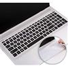 iKammo Confezione da 2 coperture per tastiera per computer portatili HP da 15,6 pollici, nero, in silicone, compatibili con HP Envy x360 15.6, HP Pavilion 15, HP ENVY 17 e altri