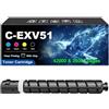 KEUWHLL Compatibile Per Canon C-EXV 51 Cartuccia Toner Ad Alta Resa Per ImageRUNNER ADVANCE C5535 C5535i C5540i C5550i C5560i C5540 C5550 C5560 Stampante black 1-pack