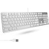 Macally SLIMKEYPROA-US, Tastiera USB-A per Mac, Layout US QWERTY