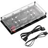 ELFJMZP Hub ventola ARGB PWM a 8 canali doppia funzione 12 V 4 pin + 4 pin PWM ARGB 2510 connettore ventola a 4 pin 2,54 mm interfaccia ARGB 4P-4 pin (12 V)