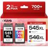 Kuva 545XL 546XL Cartucce d'inchiostro Sostituzione per Canon 545 546 XL PG-545XL CL-546XL per Pix ma TS3350 MG2550s TR4550 MX490 MX495 TS3150 TR4500 TS3351 TS3300 TR4600 TS3100 TS3151 (Nero e Colore)
