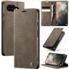 FMPCUON Cover per Google Pixel 10A Custodia in Pelle Premium Flip Case Caffè Antiurto, Portafoglio, RFID Blocking, Carta Fessura, Supporto Stand