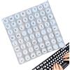 Generico Copertura Tastiera Per Unghie Lunghe - Copritasti Con Lettere Per Unghie Lunghe | Accessori Lavoro Ufficio Resistenti Per Uomo Donna Computer Casa Viaggio Uso Quotidiano