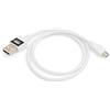SYSTEM-S - Cavo Micro USB 2.0, 50 cm, Colore: Bianco