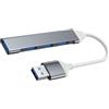 Generic Hub USB multiporta - Espansore multiporta da 5 Gbps, adattatore USB portatile per desktop, laptop, unità flash, HDD, console, stampante, PC, tastiere