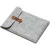 Lykoko Borsa protettiva per laptop da 14, in feltro, leggera, sottile, per il trasporto, compatibile con Apple MacBook Pro da 14, Asus Dell, Microsoft, notebook, Chromebook, Ultrabook, grigio chiaro, 14