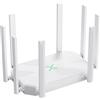 Jasaly Supporto Router Wireless Ripetitore AP Ripetitore WiFi A Banda Larga per Ufficio Domestico con Firewall 8 Antenne Facile Installazione Spina UE Facile da Usare