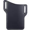QIUPFGUT Pelle PU Borsa da Cintura per Cellulare, Sacchetto in Pelle per Cellulare, Fondina Cellulare Cintura, Marsupio da Cintura per Cellulare, Verticale Marsupio, Sacchetti per telefono da uomo (Nero)
