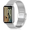KoGiio Cinturino Compatible con Xiaomi Smart Band 9 Pro/Xiaomi Mi Band 9 Pro/Xiaomi Smart Band 8 Pro/Mi Band 8 Pro, Rete Metallo Regolabile Watch Band Cinturino, Ricambio Cinturino - Argento