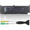 Fonysien 95Wh PKWVM Laptop Batteria Compatibile con Dell Precision 7550 7560 7750 7760 Mobile Workstation P44E P93F P44E001 P44E002 P93F001 P93F002 PN: C903V CR72X 17C06 0CR72X 0447VR 068N03 453-BBCQ