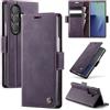 FMPCUON Cover per Samsung Galaxy Z Fold 7 Custodia in Pelle Premium Flip Case Porpora Antiurto, Portafoglio, RFID Blocking, Carta Fessura, Supporto Stand