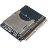 HALJIA Adattatore da scheda SD a IDE da 6,3 cm a scheda di memoria SD SDHC SDXC MMC a IDE 43 maschio a 44 pin, compatibile con sistema DOS Wince Win98 XP Vista NT WIN7 8 10 LINUX