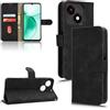 Generico Custodia compatibile con ZTE Blade A35e Z2466 DISPLAY schermo lcd 6.52 COVER stand flip LIBRO gel PORTAFOGLIO Protezione antiurto case matte magnetica eco pelle taschini porta carte vano card (Nero)