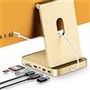 Minisopuru Hub USB C per iMac 24 pollici 2021/2023/2024, hub USB iMac supporto SSD M.2 NVMe, accessori iMac per iMac M1/M3/M4, adattatore USB iMac con 10 Gbps, SD/TF, SSD M.2 (Non incluso), Giallo.