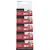Generico Piccole batterie rotonde, batterie a bottone - Batteria scarica a lunga durata da 1,55 V - 10 batterie a bottone piccole AG1 AG4 per calcolatrici, apparecchi acustici, cronometri