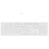 M MC Saite MCSaite DE - Tastiera USB compatta con tasti silenziosi per computer, tastierino numerico, laptop e tablet, colore: bianco, QWERTZ
