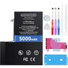 Elephantstory Batteria per iPhone 12 Pro Max, 6500mAh Alta Capacità Batteria ai Polimeri di Litio con Strumenti di Riparazione e Guida Compatibile con A2410 A2411 A2412 A2342