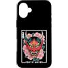 Japanese Oni Mask Aesthetic By TOKYO WAV Custodia per iPhone 16 Plus Hannya Oni Mask Devil Yokai - Maschera giapponese con tatuaggio demone