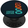 Birth Since Month Of July Retro Vintage Luglio 2000 Anno 2000 Retro 2000 Vintage 2000 Dal 2000 PopSockets PopGrip Adesivo