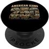 America by Design: 1776-2026 Co. Icone americane 1776-2026 Molti luoghi Una Nazione PopSockets PopGrip Adesivo