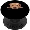 Pitbull Terrier Puppy Lover PS Ritratto del cane del viso del primo piano del cucciolo di Pitbull Terrier PopSockets PopGrip Adesivo