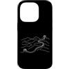 Jimbeels Custodia per iPhone 14 Pro Grande Muraglia Linee Art Storico