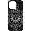 Sacred Geometry Mandala Clothing Custodia per iPhone 14 Pro Max Geometria sacra Metatrons Cube Dot lavoro