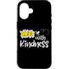 MeinShirt Custodia per iPhone 16 Buzz con gentilezza | Cute Bee Graphic
