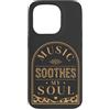 Music Soothes My Soul Custodia per iPhone 15 Pro Musica lenisce la mia anima Amante della musica Melody Audio Waves