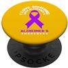 ALZ Wrrior, Alzheimer's Disease Awarenes Amo qualcuno con consapevolezza della malattia di Alzheimer PopSockets PopGrip Adesivo