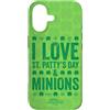 Minions Custodia per iPhone 17 Minions I Love St Patty's Day Front & Back