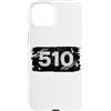 Urban Area Code Streetwear Supply Custodia per iPhone 15 Plus Oakland 510 Codice area East Bay Grunge Streetwear